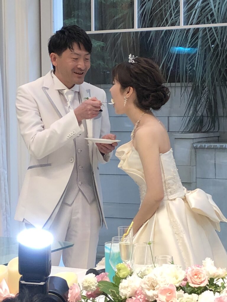 結婚式の日に多くのメッセージをいただきました 白岡英語教室 Apple Talk